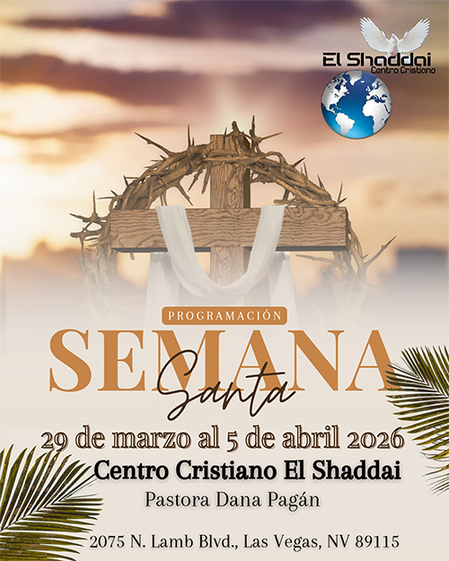 Publicación para instagram programación de la semana santa simple beige